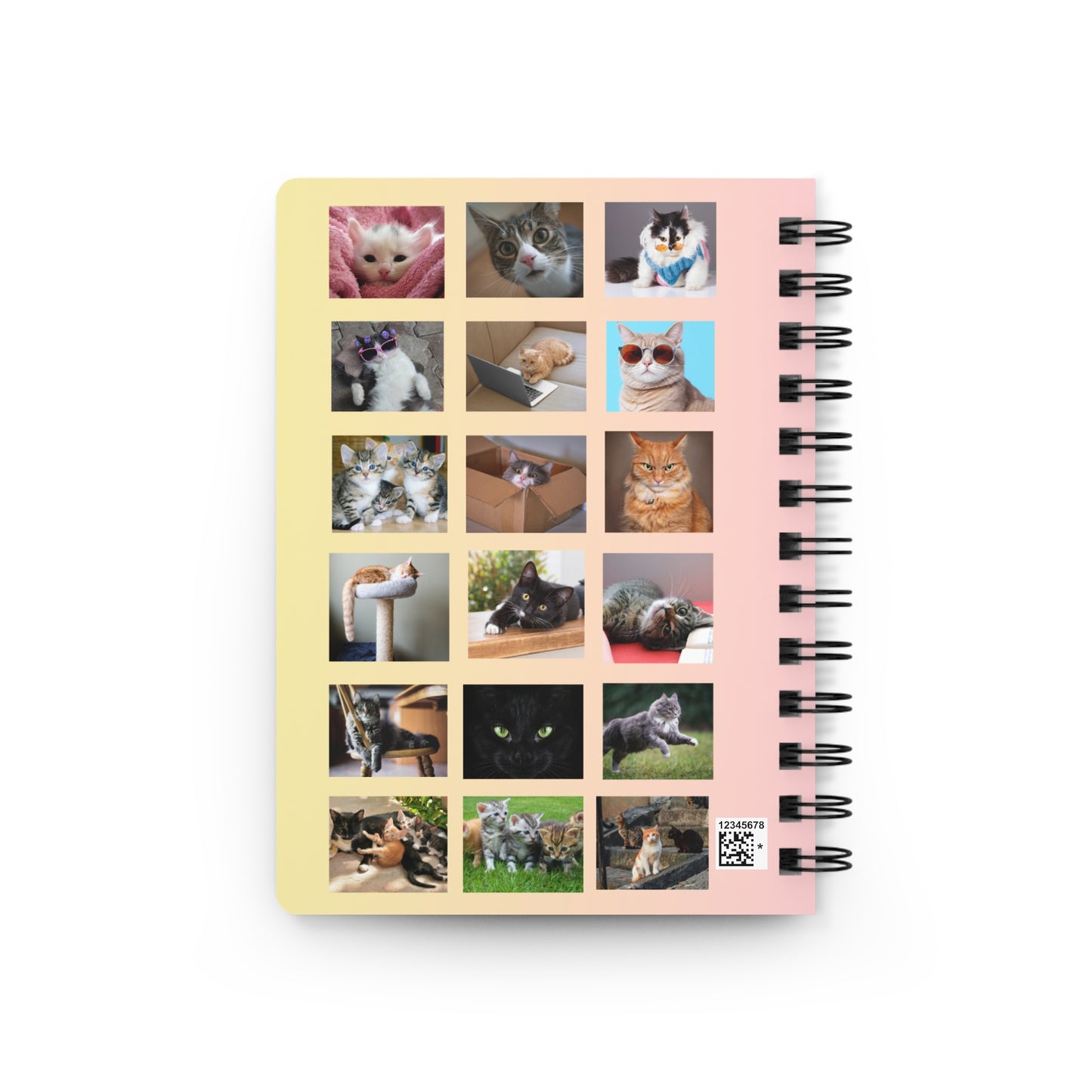 Kitty Khronicles Spiral Bound Journal – Capture Your Feline Adventures